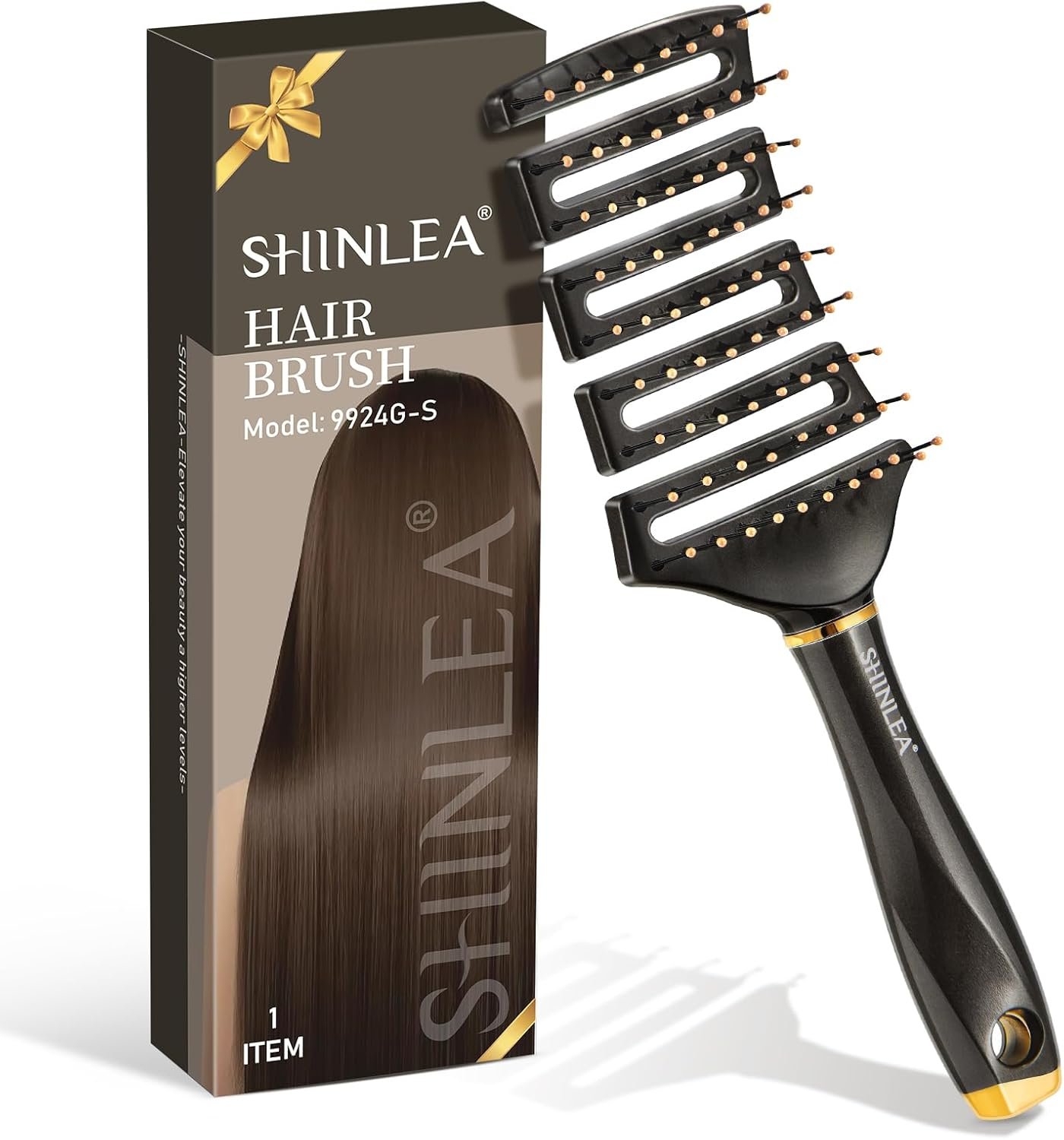 Brosse Cheveux Démélant, Professionnelle Incurvée Ventilée pour Coiffeur