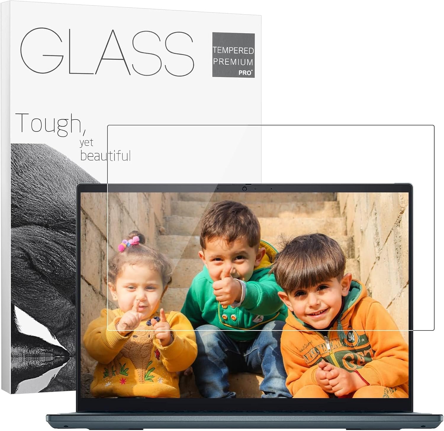 Protection d'écran en verre trempé pour ordinateur portable de 13,3 pouces compatible avec HP/Dell/Acer/ASUS/Samsung/Lenovo/Toshiba, 13,3 pouces 16:9 Rapport d'aspect écran sans bulles anti-rayures