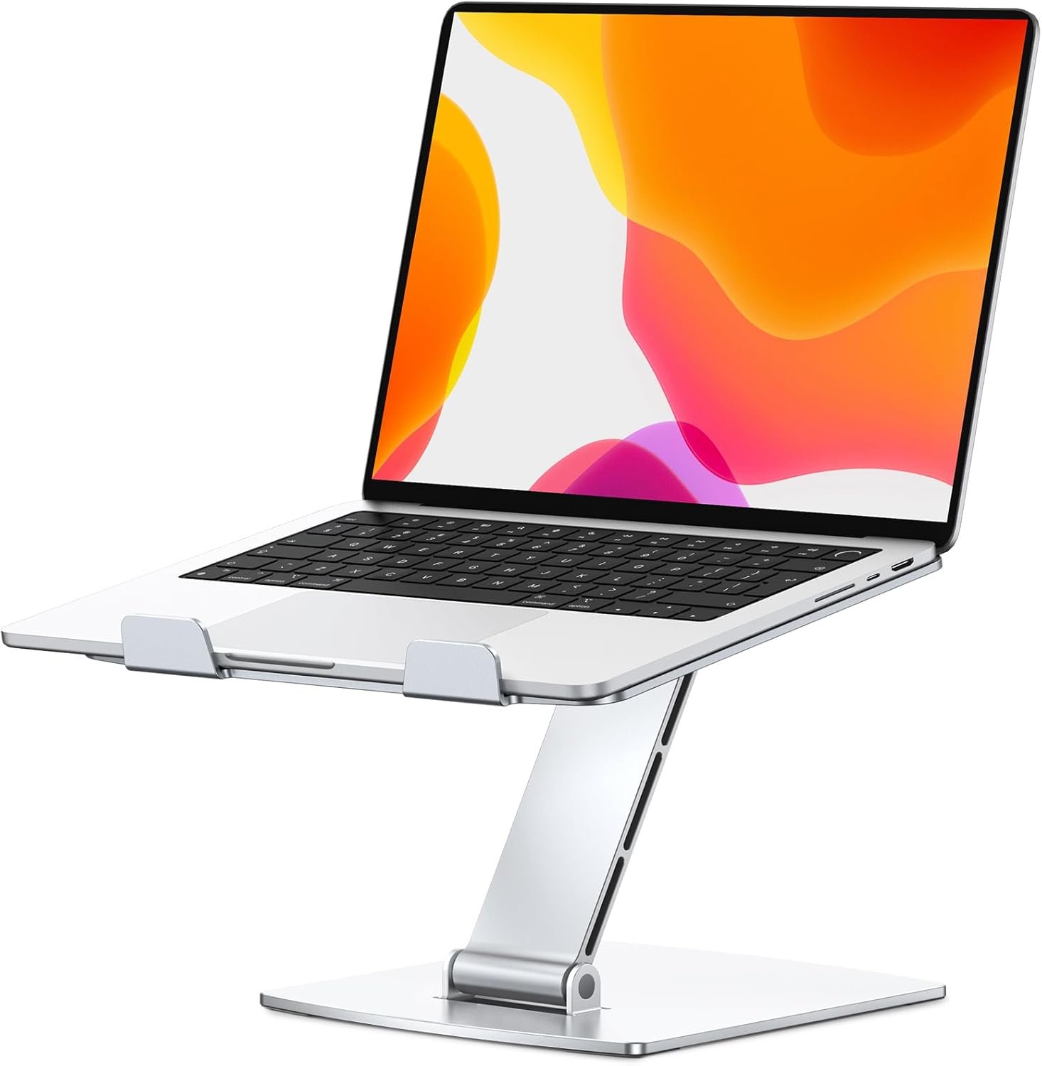 Support Ordinateur Portable, Support PC Portable Bureau Réglable en Aluminium, Refroidissement Rapide, Laptop Stand Pliable Ergonomique Lapdesks Livre Compatible avec MacBook Air Pro (10-16")