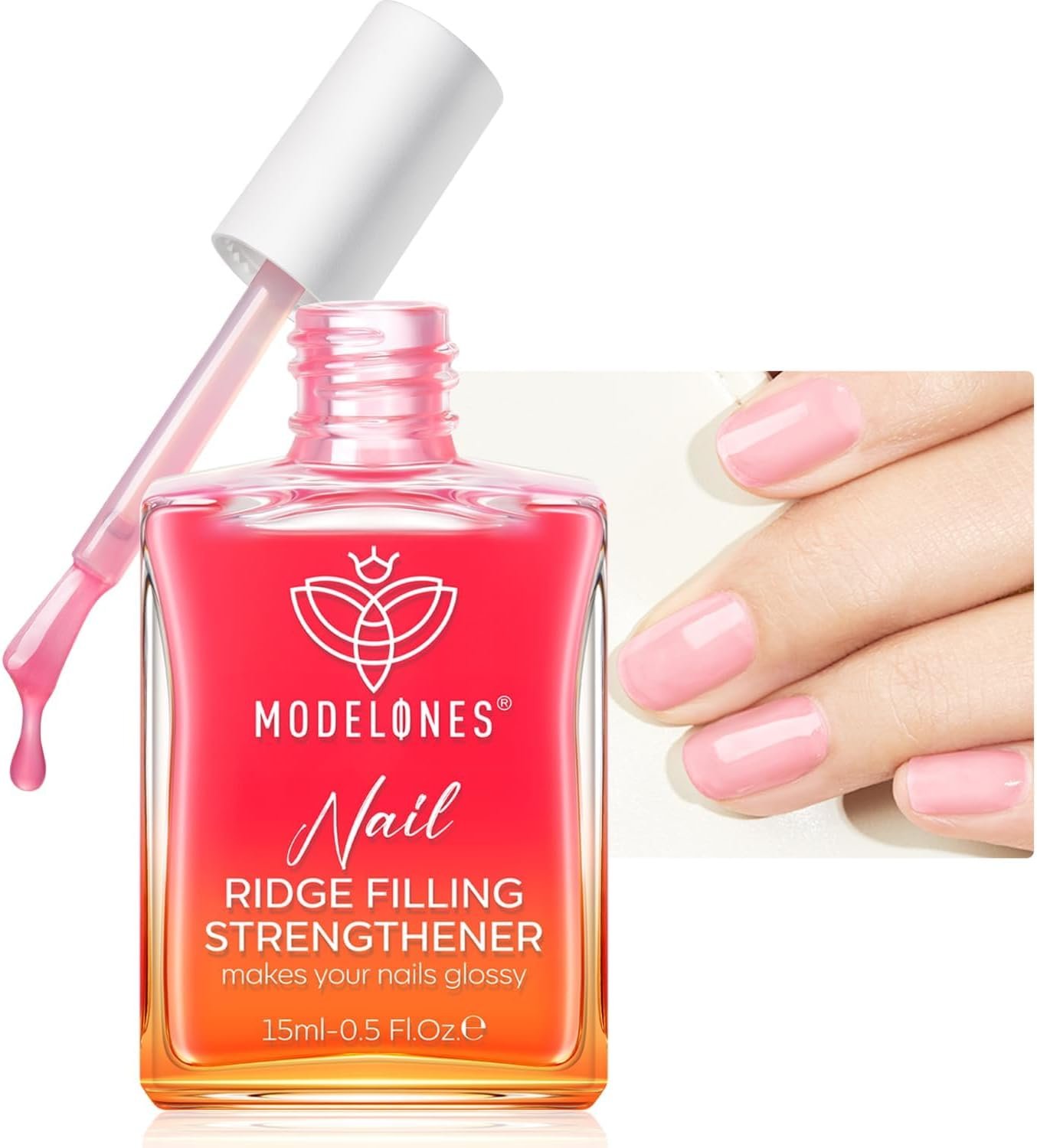 Couleur: 15ML Vernis Durcisseur - Jelly Rose