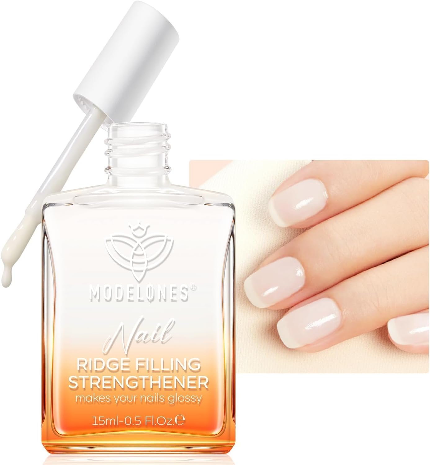 Couleur: 15ML Vernis Durcisseur - Blanc