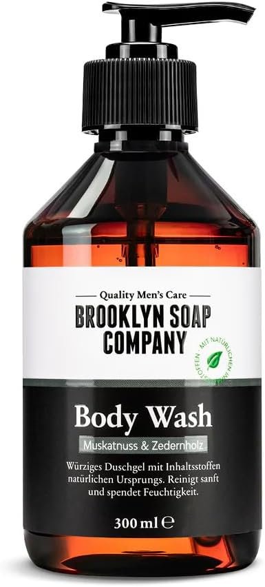 Brooklyn Soap Company Gel douche pour homme 300 ml Nettoie en douceur et hydrate