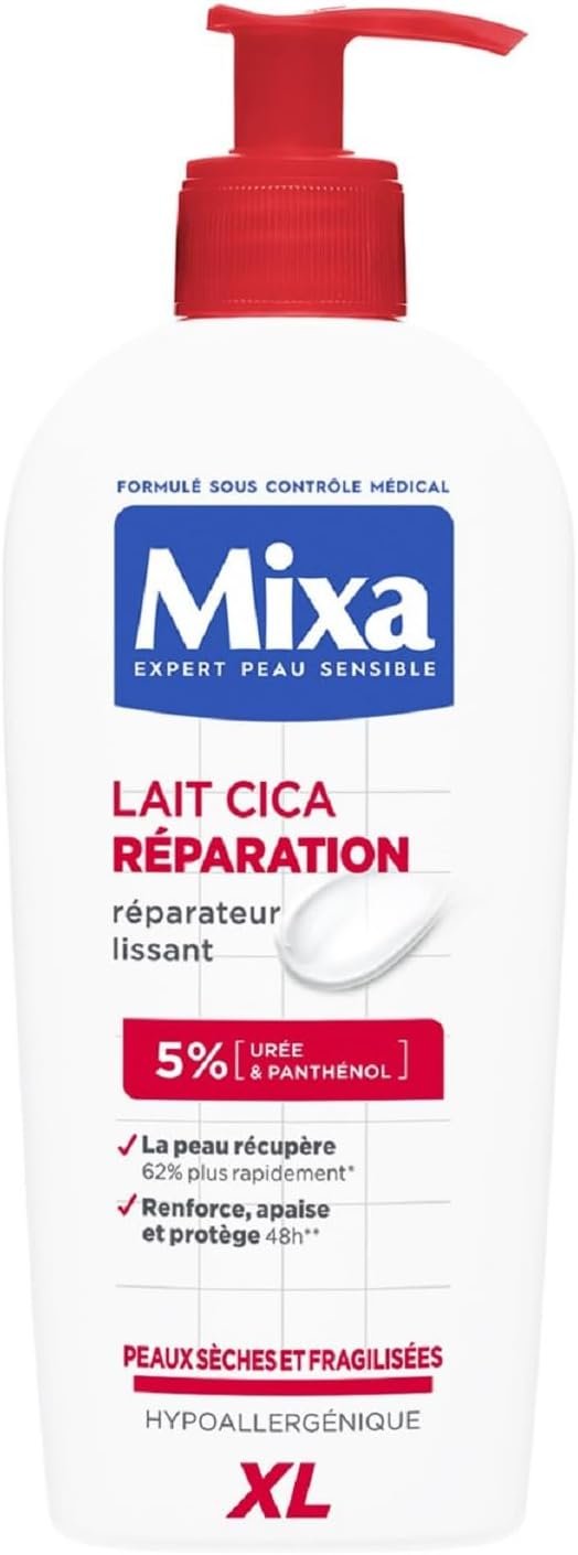 Mixa Expert Peau Sensible - Lait Cica Réparation - 400ml
