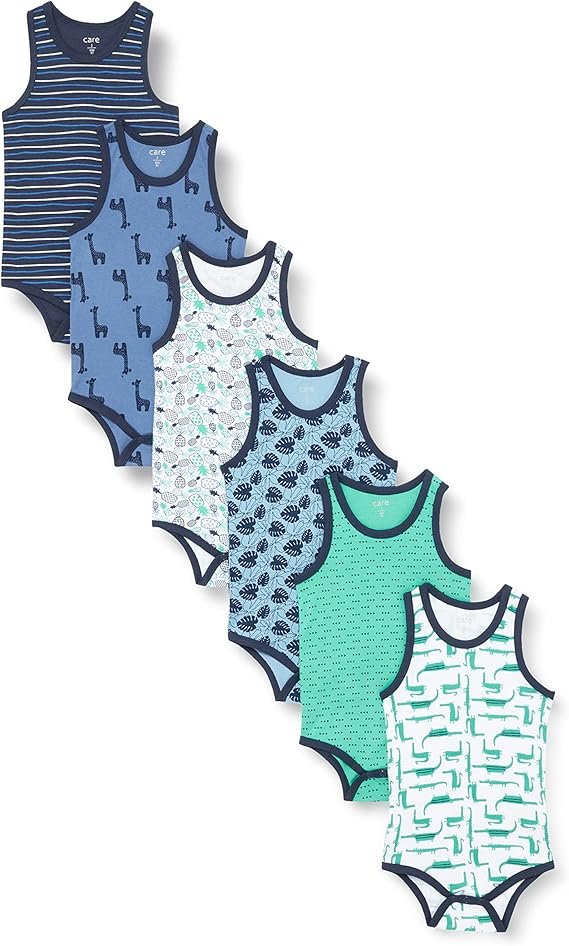 Body Sans Manches Bébé (Lot de 6)