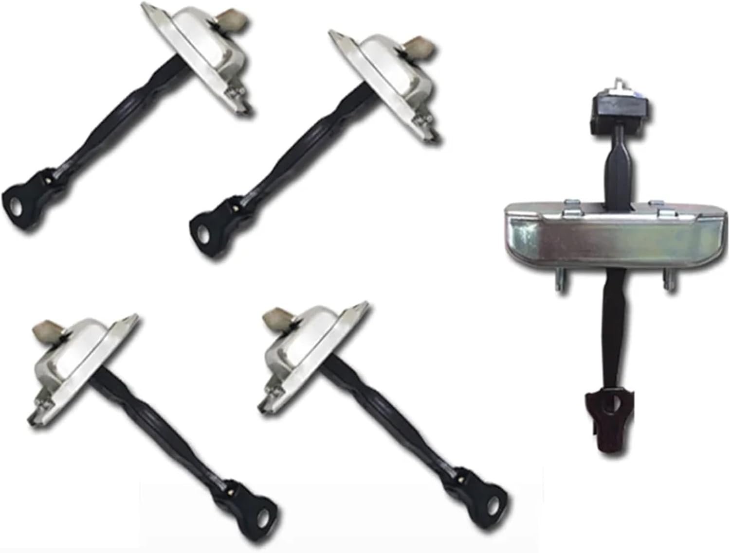 Sepkus pour Toyota RAV4 2009-2013, 5 Pièces Avant arrière Porte Damier Sangle Bras Bouchon Coffre Couvercle Coffre Charnière Arrêt Limiteur 686100R020 686300R010