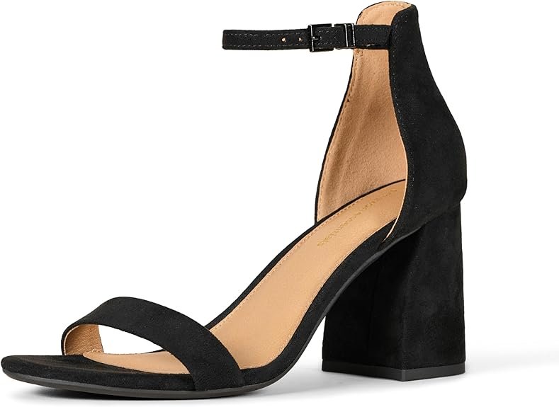Sandales à Talons Carrés Hauts Femme