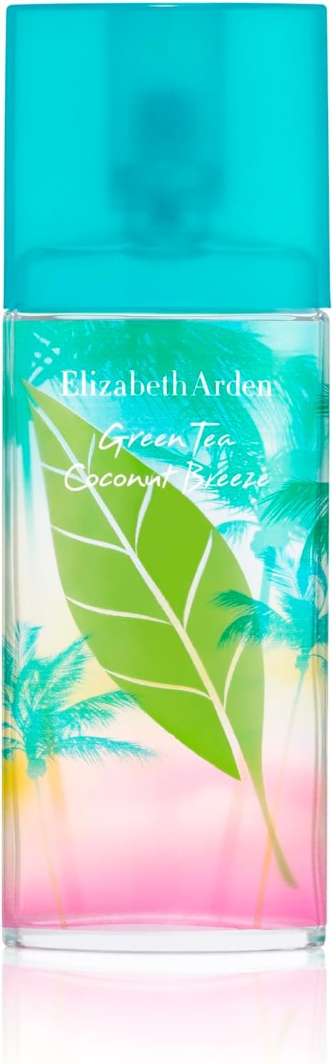 Tea Coconut Breeze Eau de Toilette - Eau parfumée pour Femme - Fragrance Originale et Enjouée - Senteur Tropicale Dynamisante - A base de Thé Vert - Parfum Léger et Vif