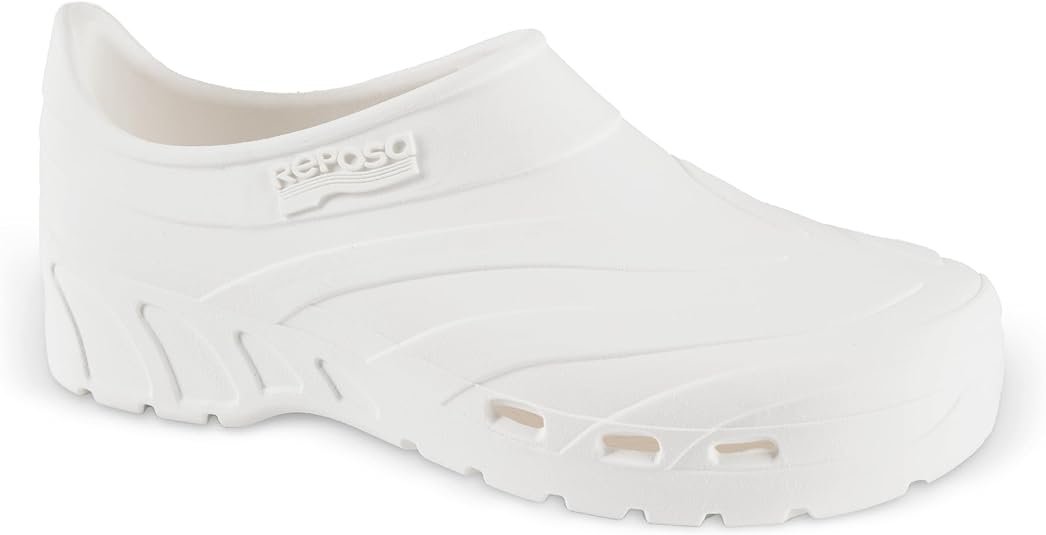 Chaussures Medicales Femme en Caoutchouc, Sabot Femme et Homme avec Fermeture au Talon et Semelle Amovible, Sabots Chaussures de Travail Infirmiere avec Trous Latéraux