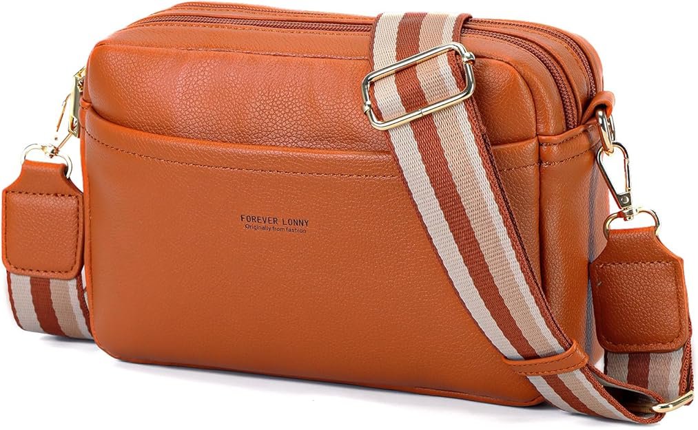 Petit Sac Bandouliere Femme, Sacoche Telephone Portable Femme en Cuir et Sac a Main Pochette Téléphone Bandoulière avec Large Sangle Réglable Élégant Sac a Bandouliere Femmes Ado Fille