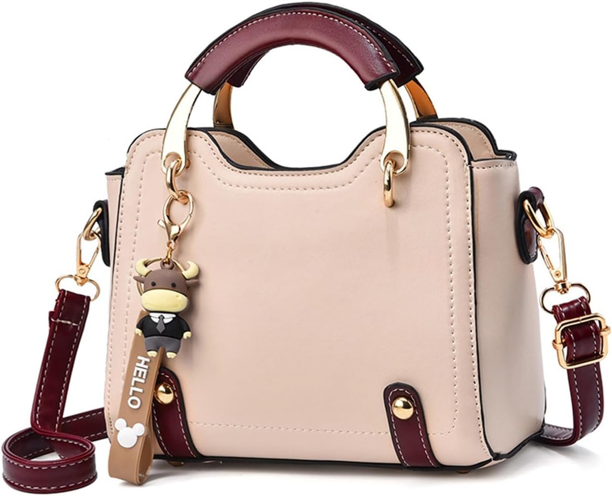 Sac a Main et Bandoulière Femme Petit Sac Bandoulière Mignon Sacs Epaule en PU Cuir Sac Crossbody Fille Mini Sac a Main