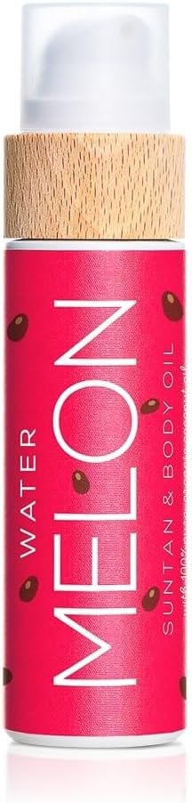 Watermelon - Accélérateur de bronzage - Huile bio avec vitamine E et parfum de pastèque pour un bronzage intense et rapide