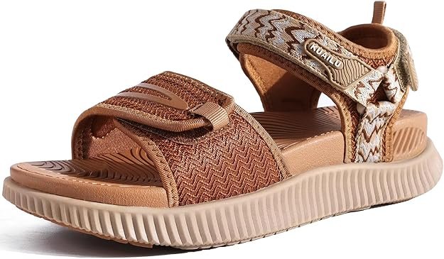 Sandales Randonnée Femmes Sport et d'extérieur Confortable Orthopedique Soutien Voûte Plantaire Sandale Réglables été Léger Antidérapante Sandales