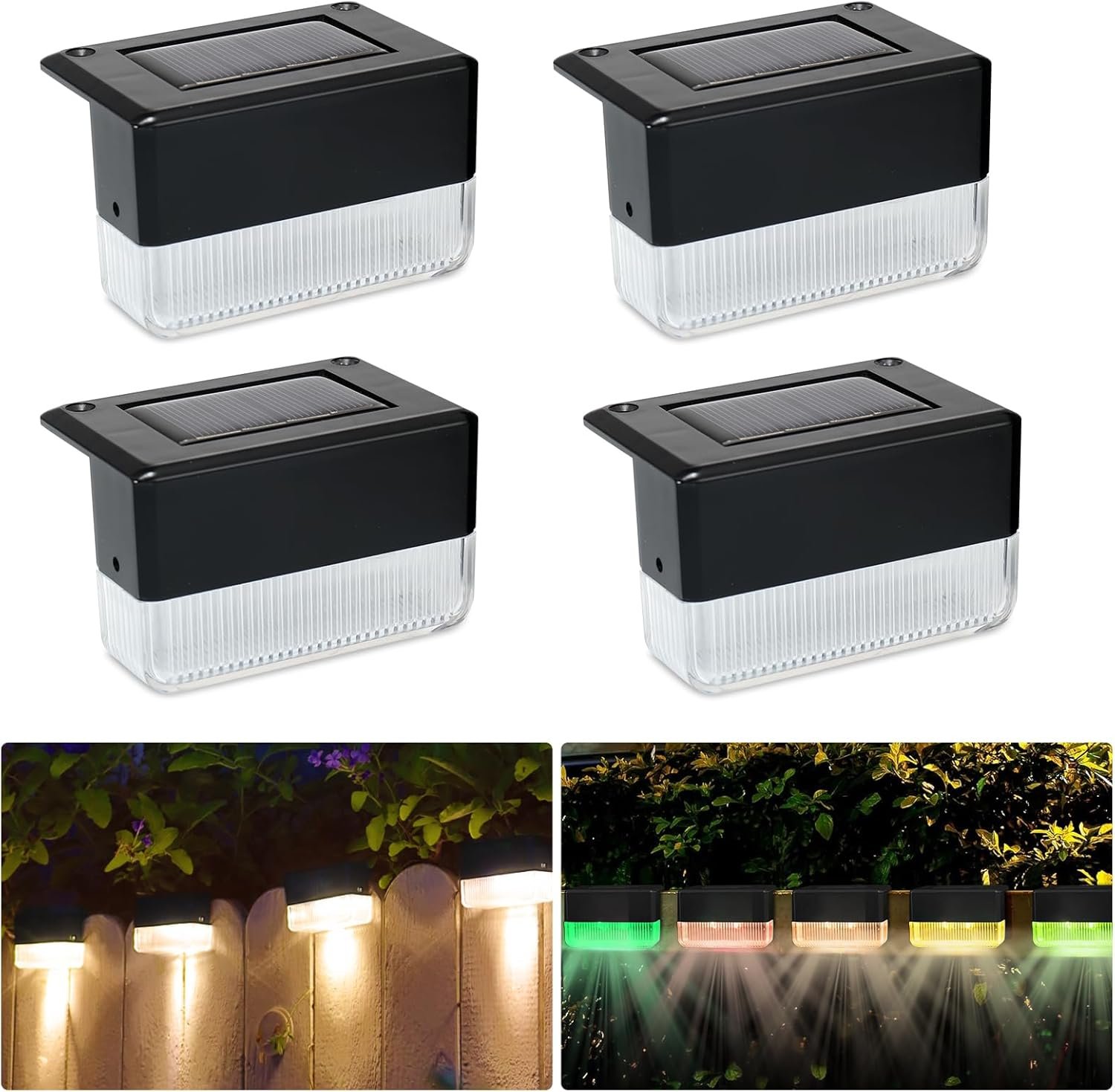 Lumière Solaire LED Extérieur avec 3 LED, Lampe Solaire Jardin IP65 (LOTS 4)