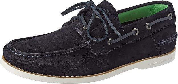 Homme Th Boat Shoe Core RWB Suede Fm0fm04630 Chaussures Bateau