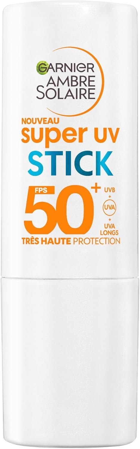 Stick Solaire Super UV SPF50+ - Invisible - Protège Des UV Quotidiens - Hydratation 8H - Beurre de Karité & Vitamine E - Vegan & Cruelty Free - Tous Types de Peaux - 9ml