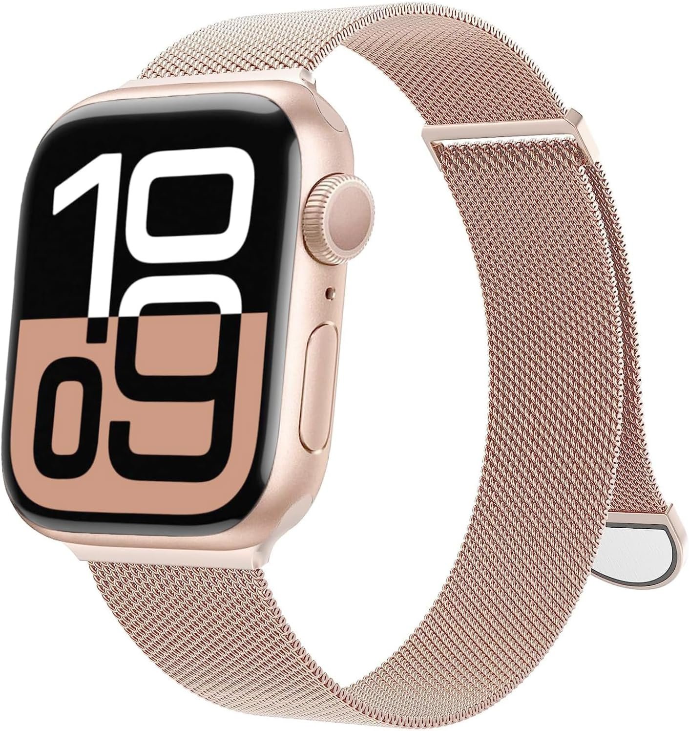 Bracelet compatible avec les Bracelets Apple Watch Series 11 10 9 8 7 6 5 4 Ultra SE 3 2 1 Femmes Hommes, Magnétique Métal pour iWatch 49mm 46mm 45mm 44mm 42mm 41mm 40mm 38mm