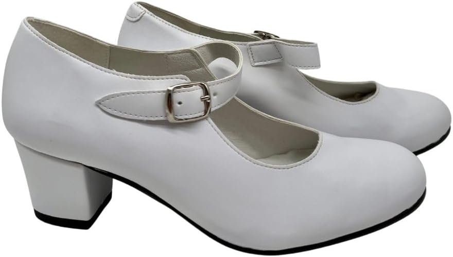 Talons Femme Confortables pour Danser Escarpins Mary Jane en Cuir Faits à la Main en Espagne Talon Haut ou Bas carré, fermé ou Ouvert Chaussures élégantes