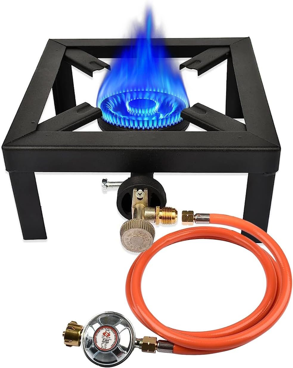 Réchaud de Camping Portable,Réchaud tabouret à Gaz 6KW Brûleur à Camping,Pour L'extérieur, Randonnée et Pique-nique