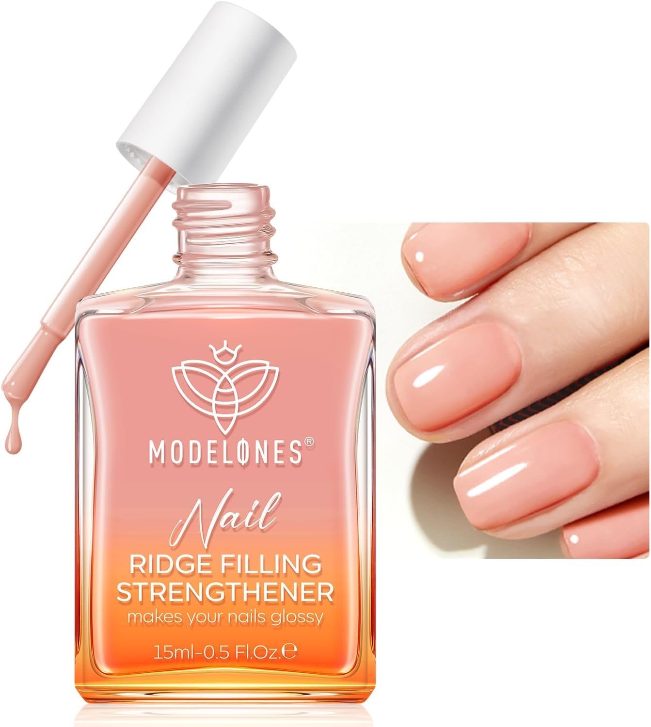 Couleur: 15ML Vernis Durcisseur - Jelly Nude