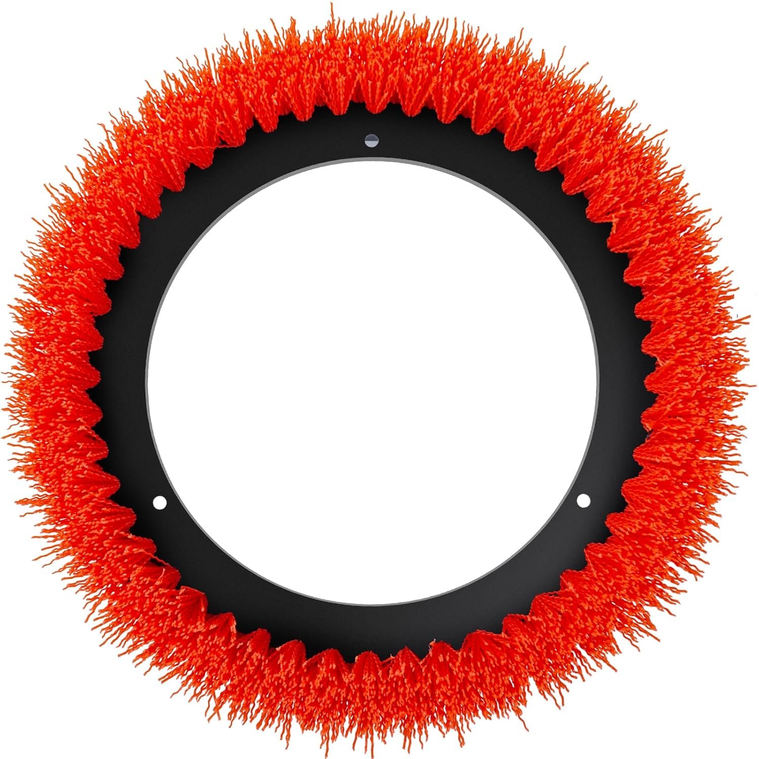 HHQ Commercial Scrub Brush for Orbital Floor Scrubber, Compatible with Oreck Orbiter XL ORB550MC, Bissell BGEM9000, 12" Diameter, Heavy-Duty Brush, Orange-Blue-Green