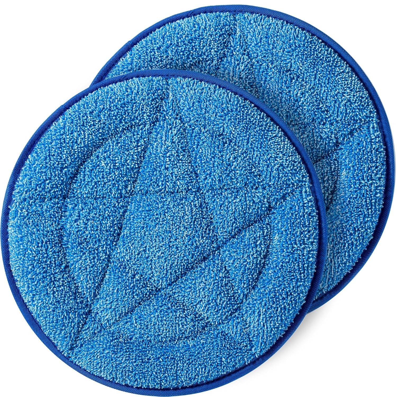 HHQ Commercial Microfiber Carpet Bonnet, Mopping and Buffing Pad, for Replacement of Oreck Orbiter Pads 437053, 2 Pac
