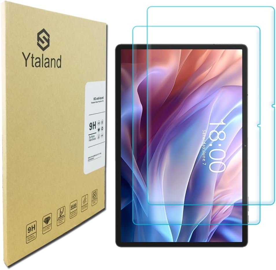 Verre Trempé Premium Compatible Para Tablette Teclast T65 Max 13" 9H Super Dureté Premium Anti-Shatter HD Clarté Lot de 2