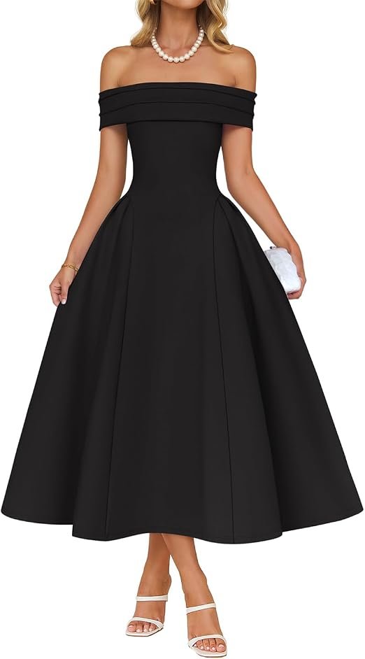 Summer 2026 Off Shoulder Cocktail Robes pour les Femmes