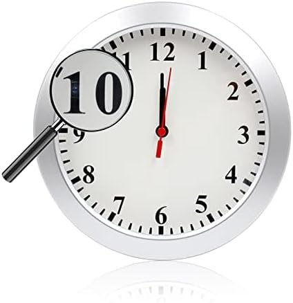Caméra Espion Horloge 1080P HD Enregistreur Vidéo avec Détection de Mouvement Enregistrement en Boucle Caméra de Sécurité Intérieure Mini Caméra Cachée pour la Maison, sans Fonction WiFi