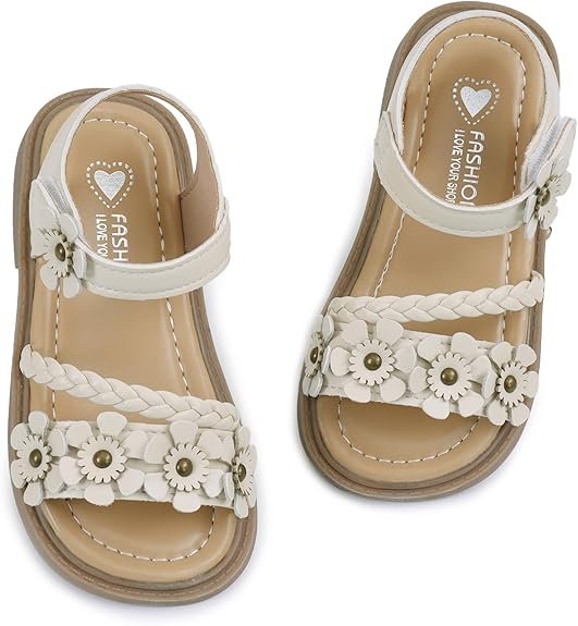 Chaussures Ete Fille Sandale à Fleurs Élégan
