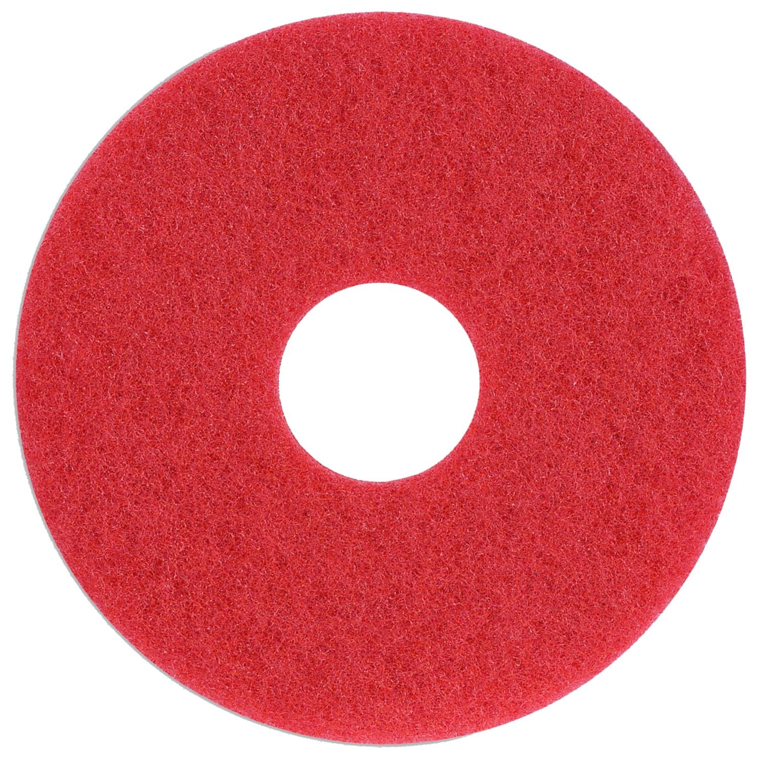 MVP Lead Off Premium Red Buff 12" Floor Pad (Box of 5)