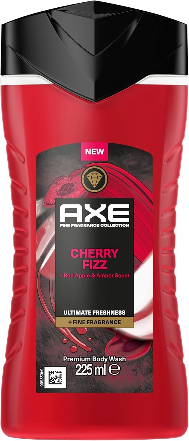 AXE - Gel Douche - Collection Prestige - Cherry Fizz -12h de fraîcheur