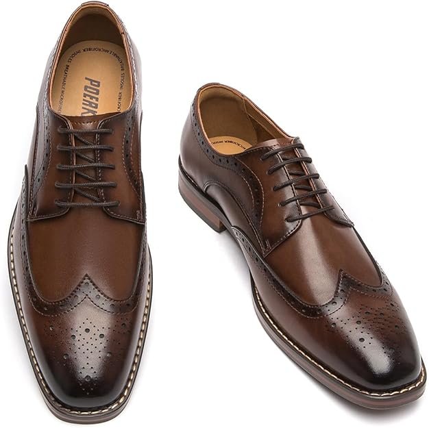 Chaussures Modèles Classiques en Cuir à Lacets pour Homme
