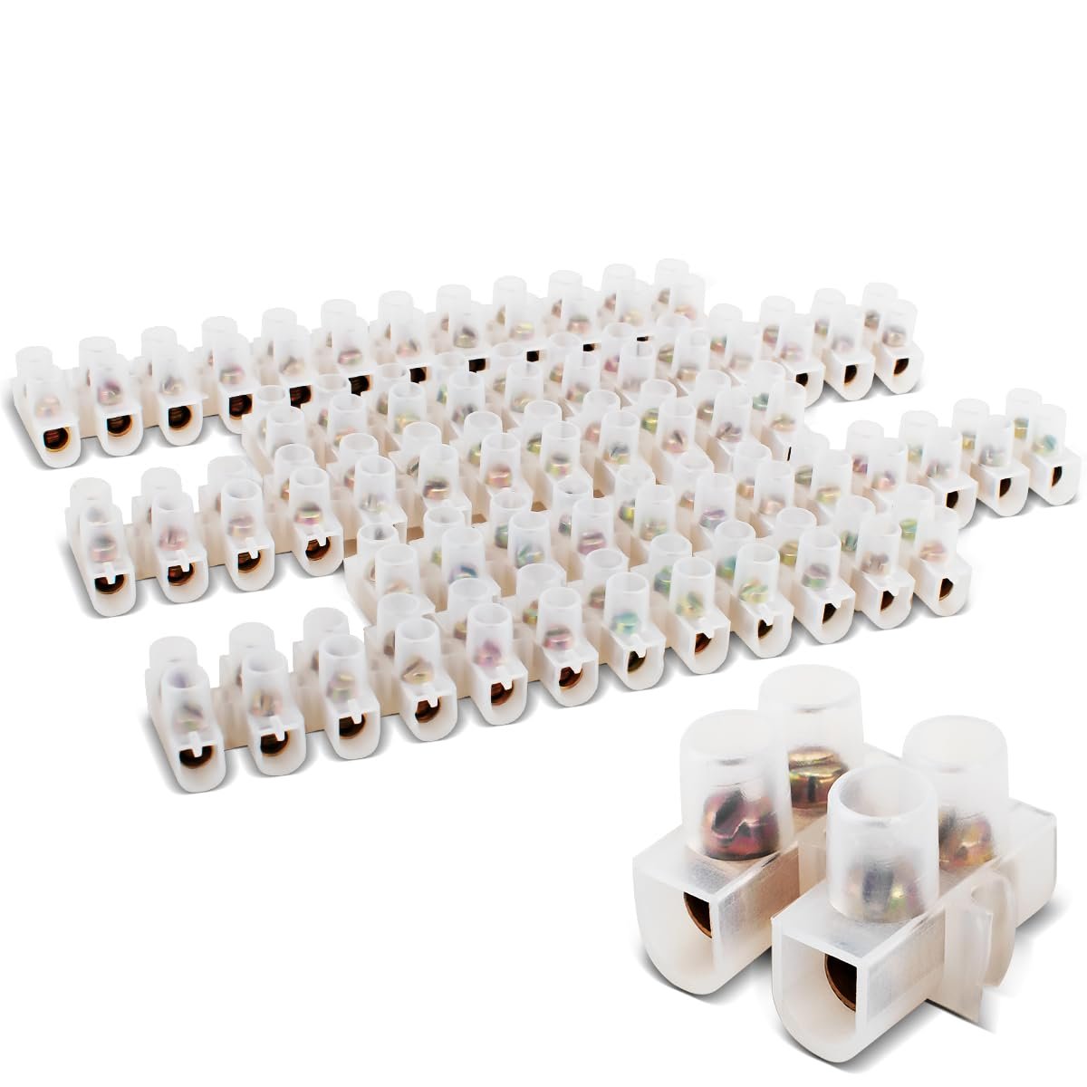 5Pcs Wire Connector Terminal, X3 Terminals Connexion rapide Wire Terminal Blocs Connecteur plastique filaire, 5A
