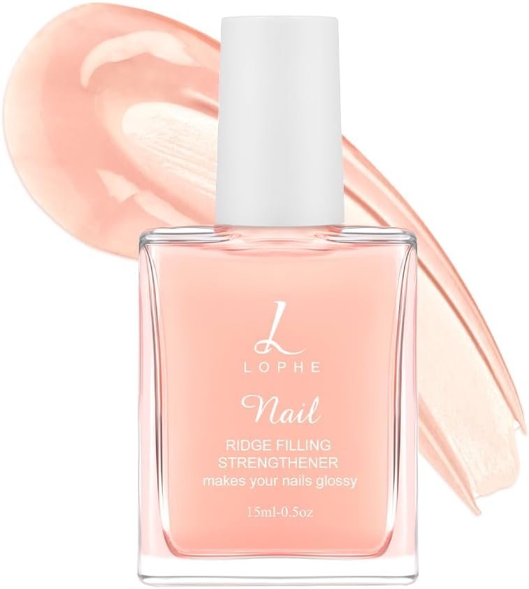 Soin Ongles Fortifiant pour Ongles Abîmés et Cassants,Traitement Anti-Casse Intense,Action Réparatrice Profonde,Renforce et Répare les Ongles Fragilisés 15ml,Rose