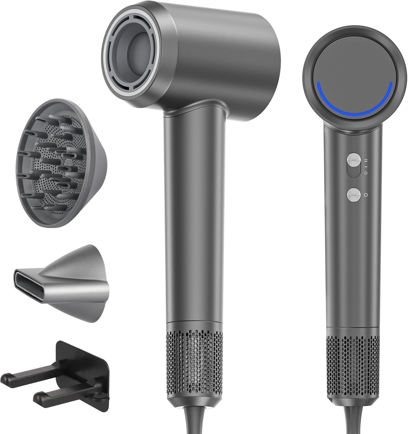 Seche Cheveux Professionnel, Moteur Haute Vitesse 110000 TR/Min pour un Séchage Rapide, 200 Millions ionique Négatifs,Sèche Cheveux Contrôle la Température et la Vitesse du Flux