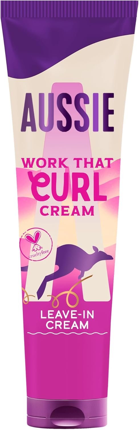 Work That Curl Crème 160ml, Crème Sans Rinçage Pour Définir et Hydrater Cheveux Bouclés et Ondulés, Protège Vos Boucles Pour Une Sensation Douce et Hydratée, Formule Végane