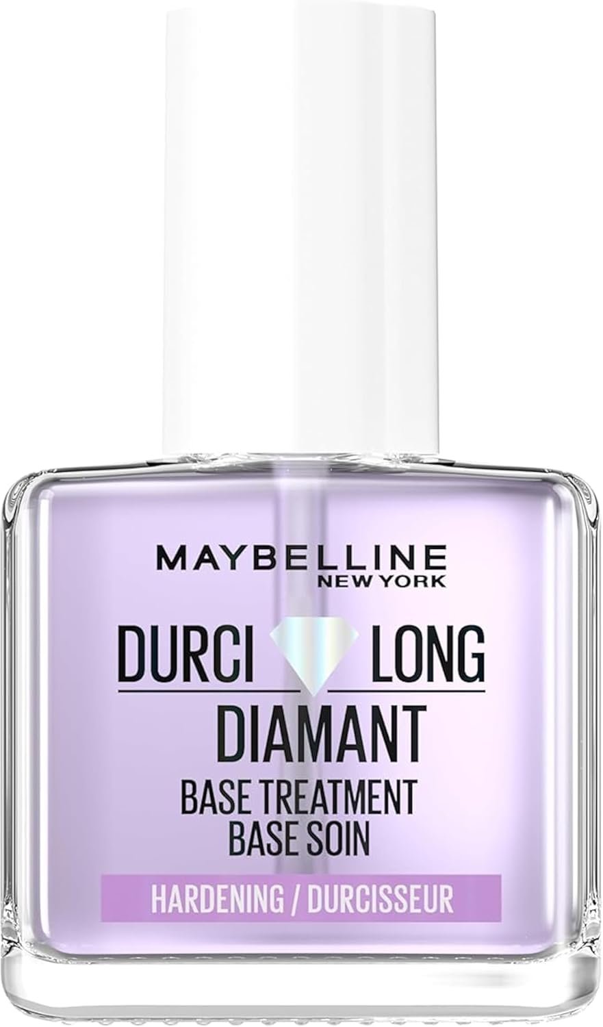 New York - Vernis Soin des Ongles Durcissant - Ultra-Résistant - Formule Enrichie en Poudre de Diamant - Durci Long Diamant - Superstay Ink Bonder - 12 ml