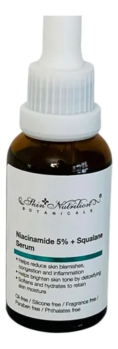 Skin nutrition botanicals niacinamide 5% squalane serum du visage