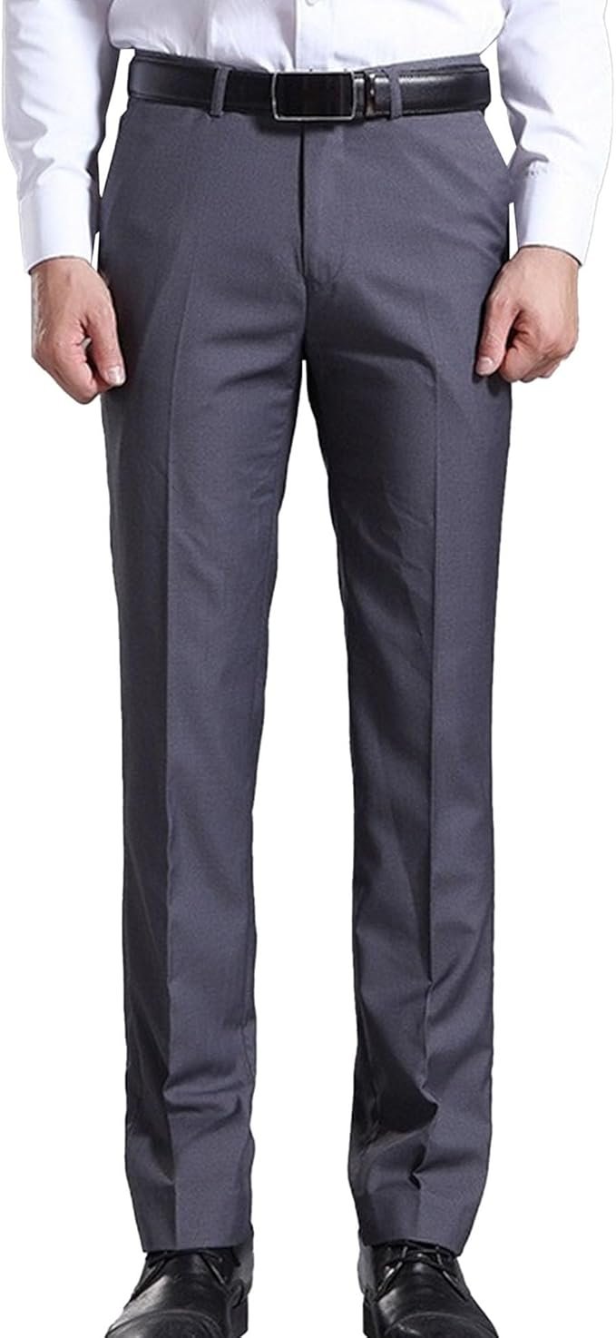 Pantalon Slim Fit Anti-Rides pour Hommes Conique Stretch