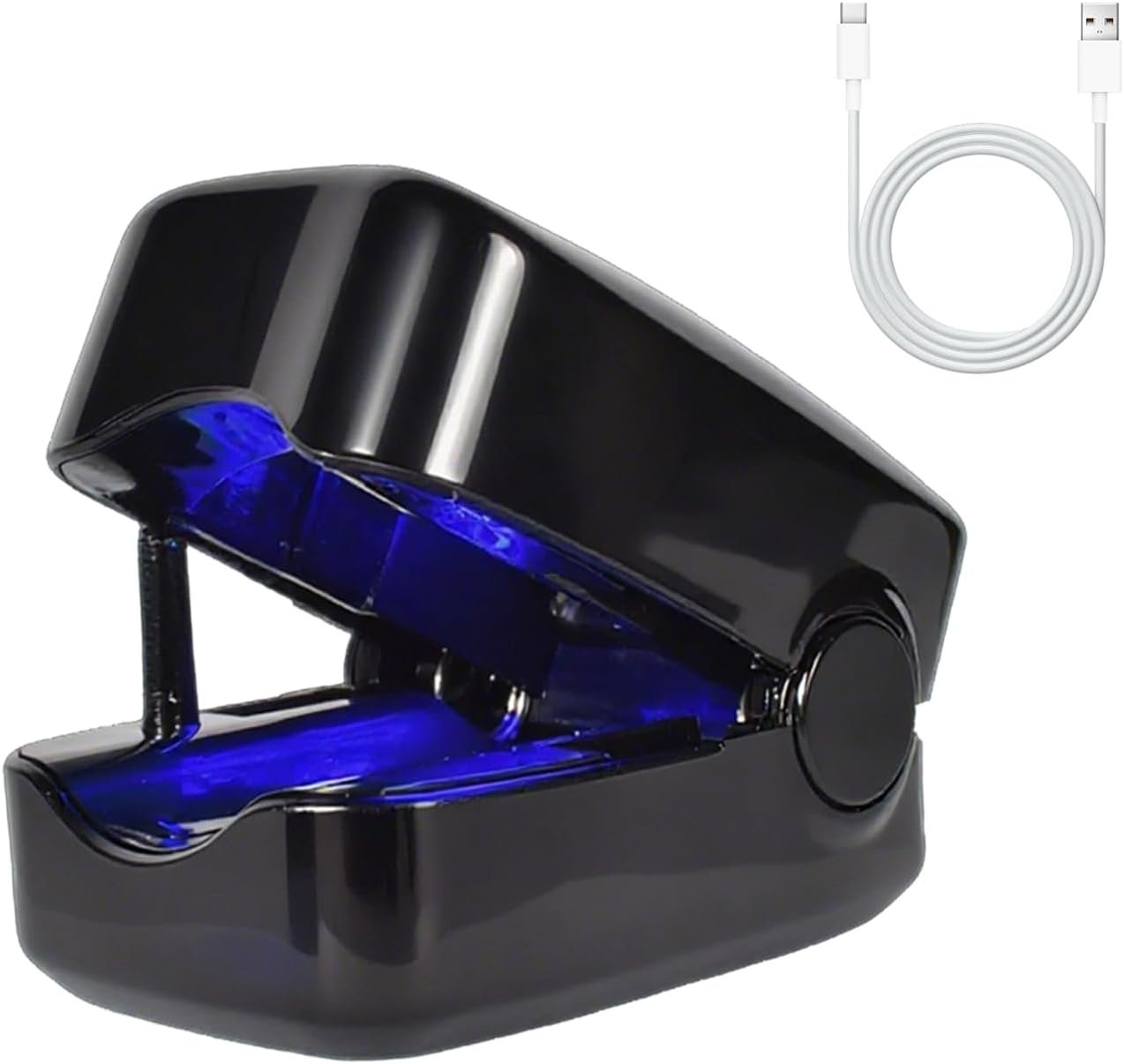 Appareil anti mycose onglepied,Pour Mycose Ongles des Pieds,Réparation Ongles Traitement,7 Min Par Jour Améliorer Fongique,Pour Plusieurs Ongles des Mains Et des Pieds,Noir