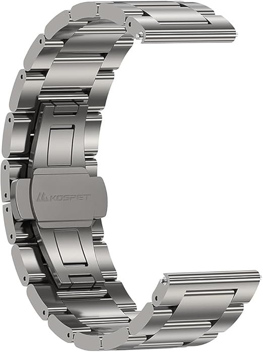 Bracelet Montre Connectée, 22mm, Métal en Acier Inoxydable, Bracelet Montre Compatible Tank T2/M2/M3/T3/M3U/T3U/T3U2/T4/M4