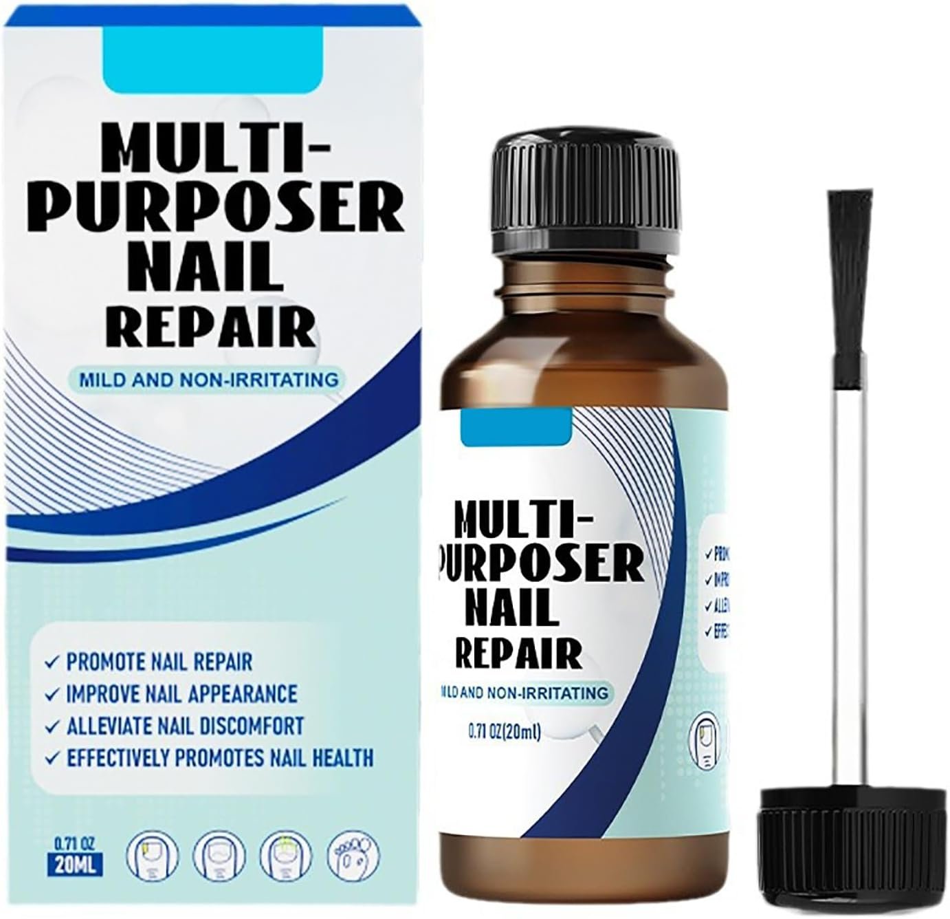 Soin Intensif pour Ongles, Traitement des Mycose Ongles des Pieds, Soin Des Pieds pour Éliminer les Champignons,Formule Active pour Ongles des Pieds et des Mains