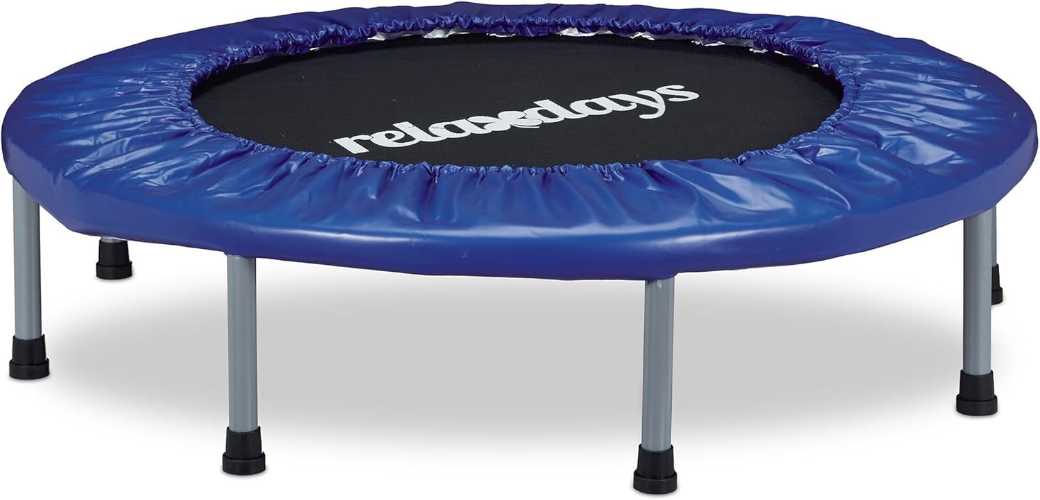 Trampoline d'Intérieur Ø95 cm, Mini Trampoline Pliable jusqu'à 100 kg