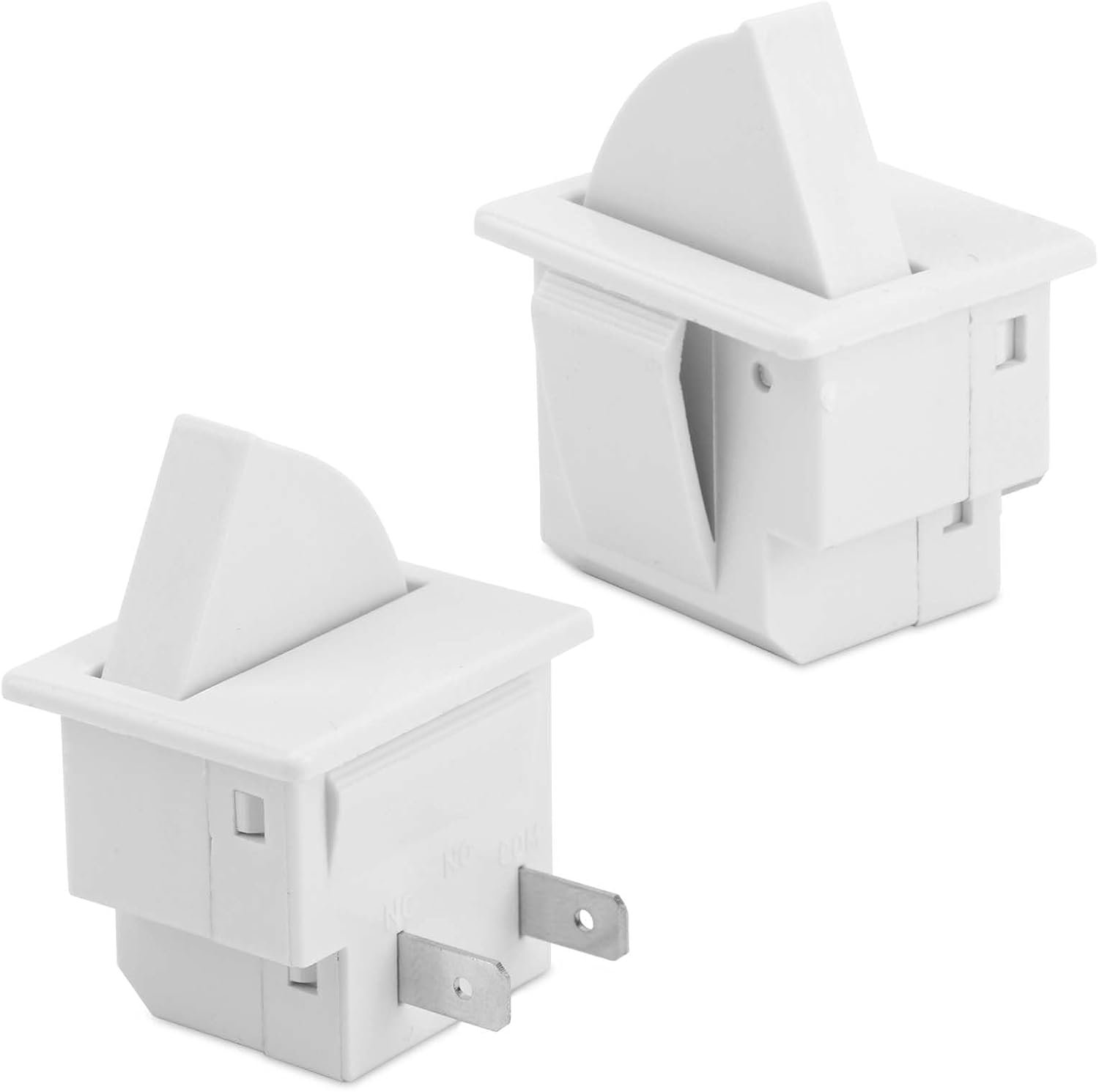 Interrupteur d'Éclairage Porte Réfrigérateur, Refrigerateur Pieces Rechange pour Interrupteur Porte de Réfrigérateur d'Origine Compatibles avec GE Maytag Amana Dietrich et Admiral  2 Pièces