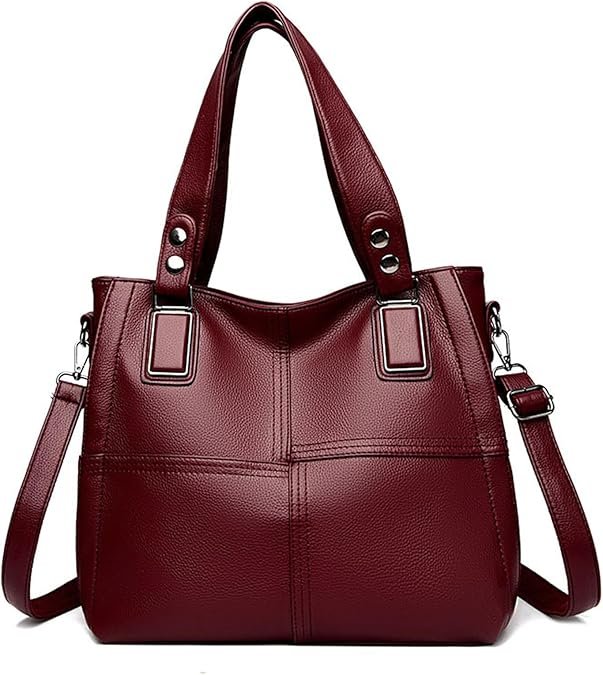 Femme Sacs portés main en PU Cuir Grande capacité Sacs portés épaule Loisirs Multifonctionnel Sac Hobo fourre Tout