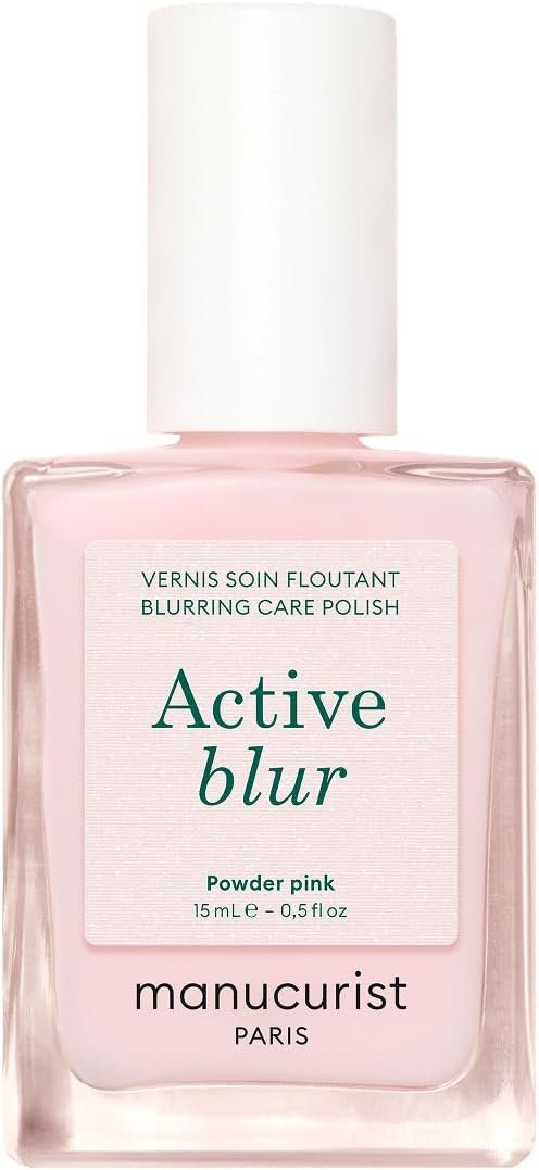 Vernis à Ongles Soin Floutant Active™ Blur (Rose Poudré Mat) Bio-Sourcé – Vernis Durcisseur Ongle Perfecteur, Effet Rose Mat Velouté, Soin Ongle Fortifiant & Lissant