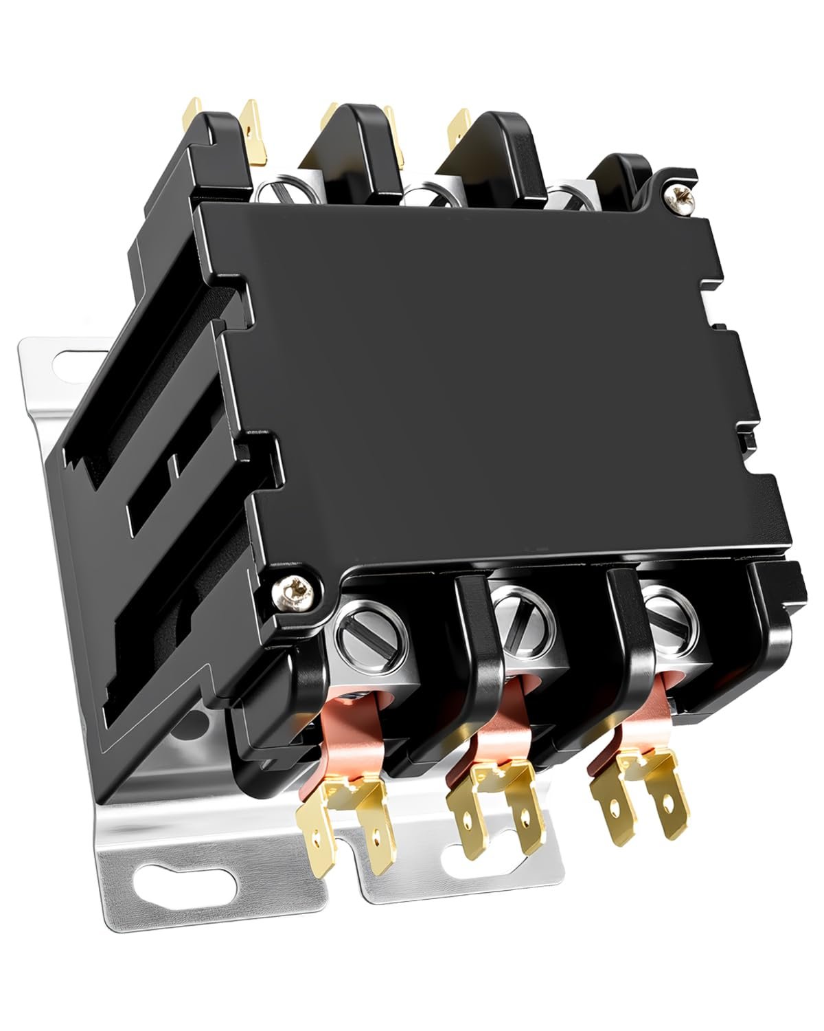 Contacteur de relais bobine 60 A 75 RES 3 pôles 208/240 V pour chauffage, ventilation, climatisation, réfrigération, remplace 17637 91633 HCCY3XU06CJ C25FNF360B 42EF35AG