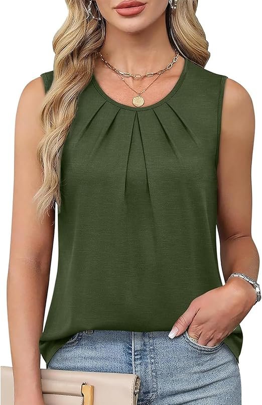 Haut Femme sans Manche Élégant Elegant Amincissant Debardeur Chic D'été Sexy Camisole