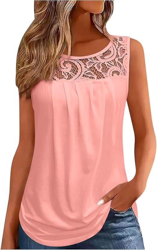Haut Femme sans Manche Amincissant Chic Débardeur D'été Ete Élégant Top