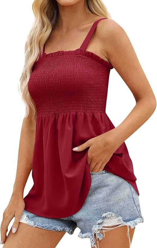 Haut Femme sans Manche Ete Amincissant Été Caraco Élégant Elegant Sexy Debardeur